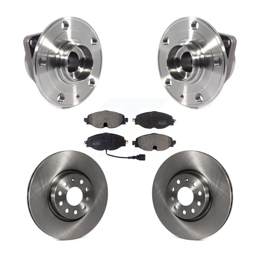 Kit de plaquettes de Rotor de frein, roulement de moyeu avant, pour Volkswagen Taos GTI Golf Alltrack Aud