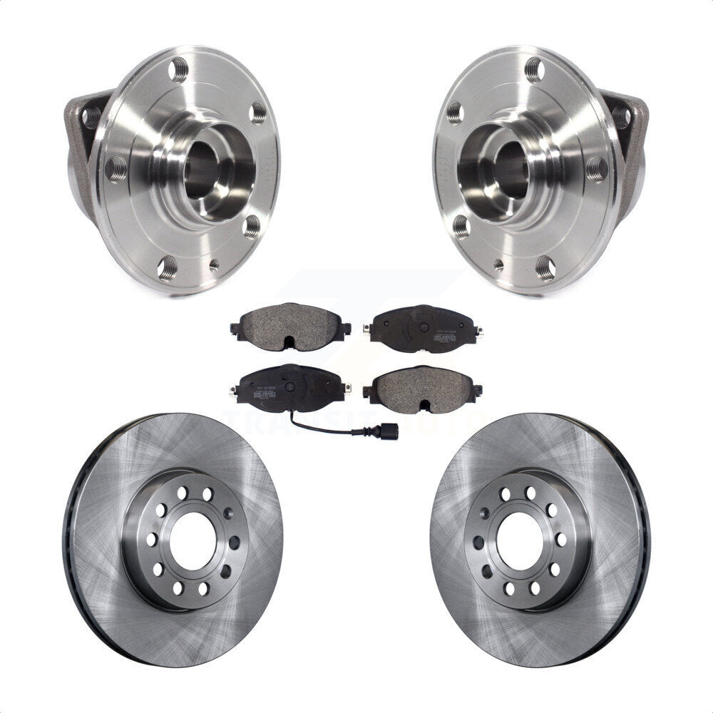Kit de plaquettes de Rotor de frein, roulement de moyeu avant, pour Volkswagen Jetta Taos Golf SportWage