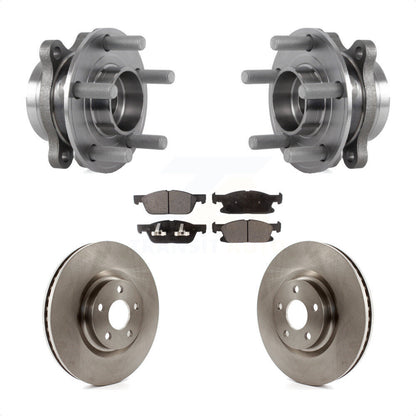 Kit de rotors et plaquettes de frein à disque, ensemble de roulements de moyeu avant pour Ford Edge