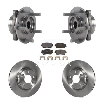 Kit de rotor et plaquettes de frein à disque, roulement de moyeu avant, pour Hyundai Elantra 2017 2020 1.6