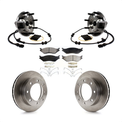 Kit de plaquettes de Rotor de frein, roulement de moyeu avant, pour Ford F-450 Super Duty F-550 4 X 1999