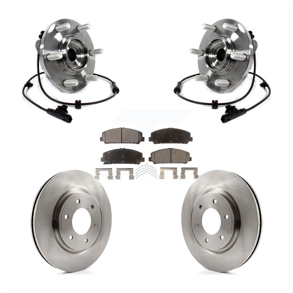 Kit de plaquettes de Rotor de frein à disque, roulement de moyeu avant, pour INFINITI QX80 Nissan Armada QX5