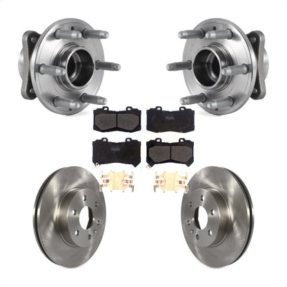 Kit de plaquettes de Rotor de frein à disque, roulement de moyeu avant, pour Chevrolet Colorado GMC Canyon 4W