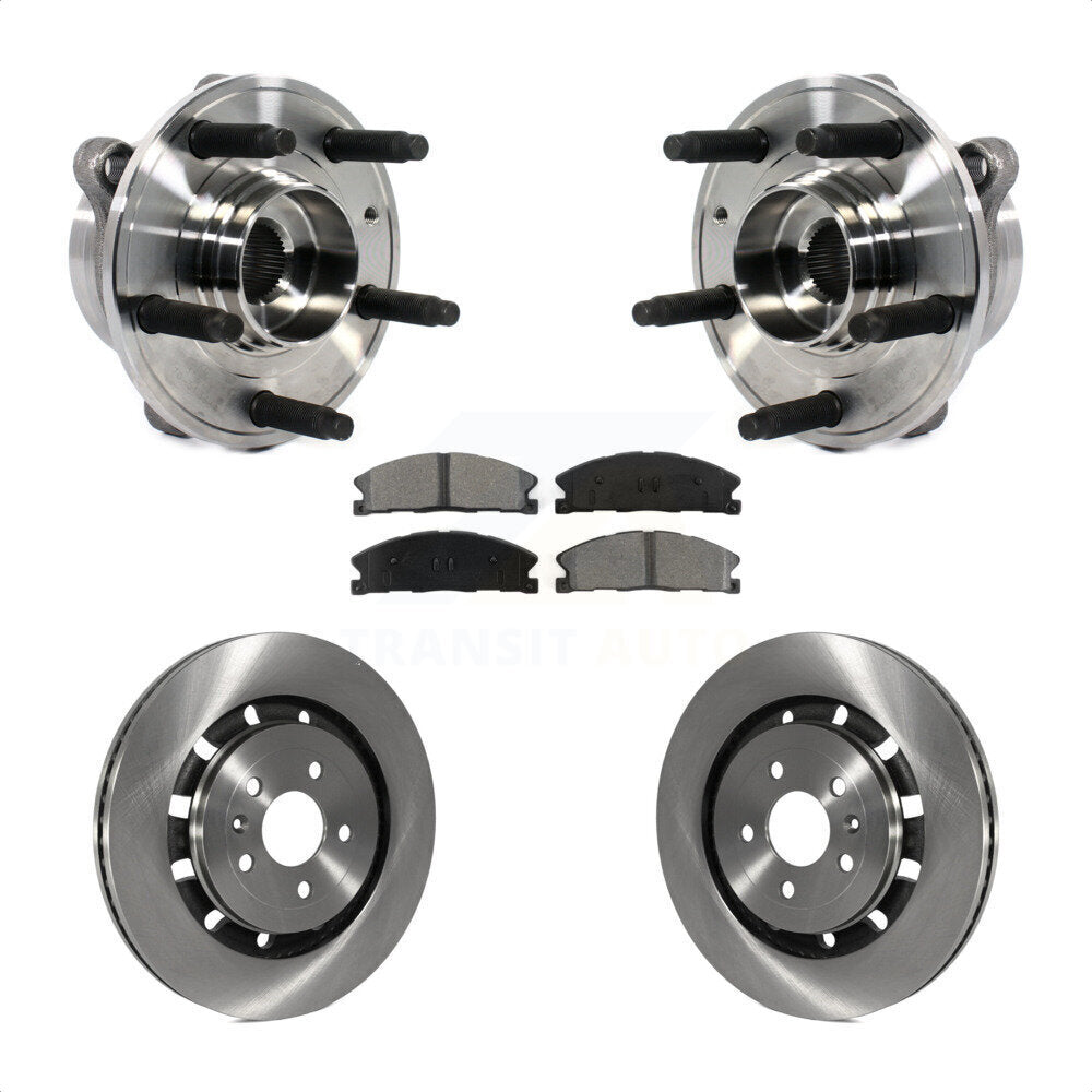 Kit de Rotor et de plaquettes de frein, roulement de moyeu avant, pour Ford Taurus Police Interceptor Seda