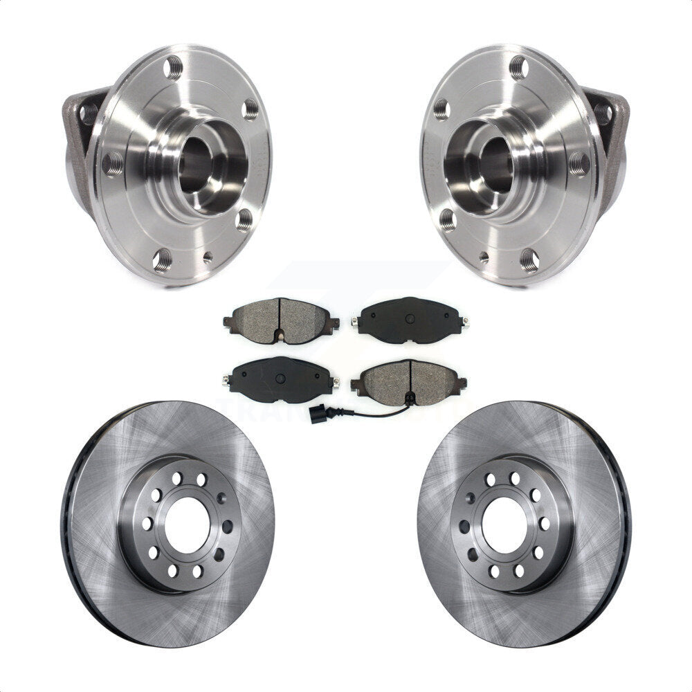 Kit de plaquettes de Rotor de frein, roulement de moyeu avant, pour Volkswagen Jetta Taos Golf SportWage