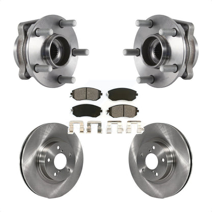 Ensemble de roulements de moyeu avant, Rotors et plaquettes de frein à disque pour Subaru Impreza