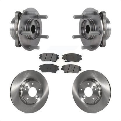 Kit de rotor et plaquettes de frein à disque, roulement de moyeu avant, pour Hyundai Elantra 2017 2020 1.6