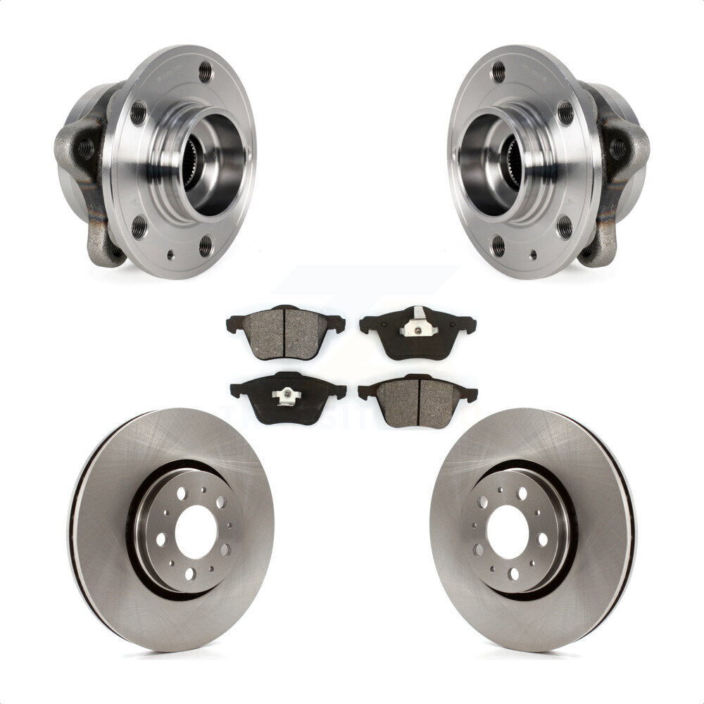 Ensemble de roulements de moyeu avant, Rotors et plaquettes de frein à disque, Kit pour Volvo XC90