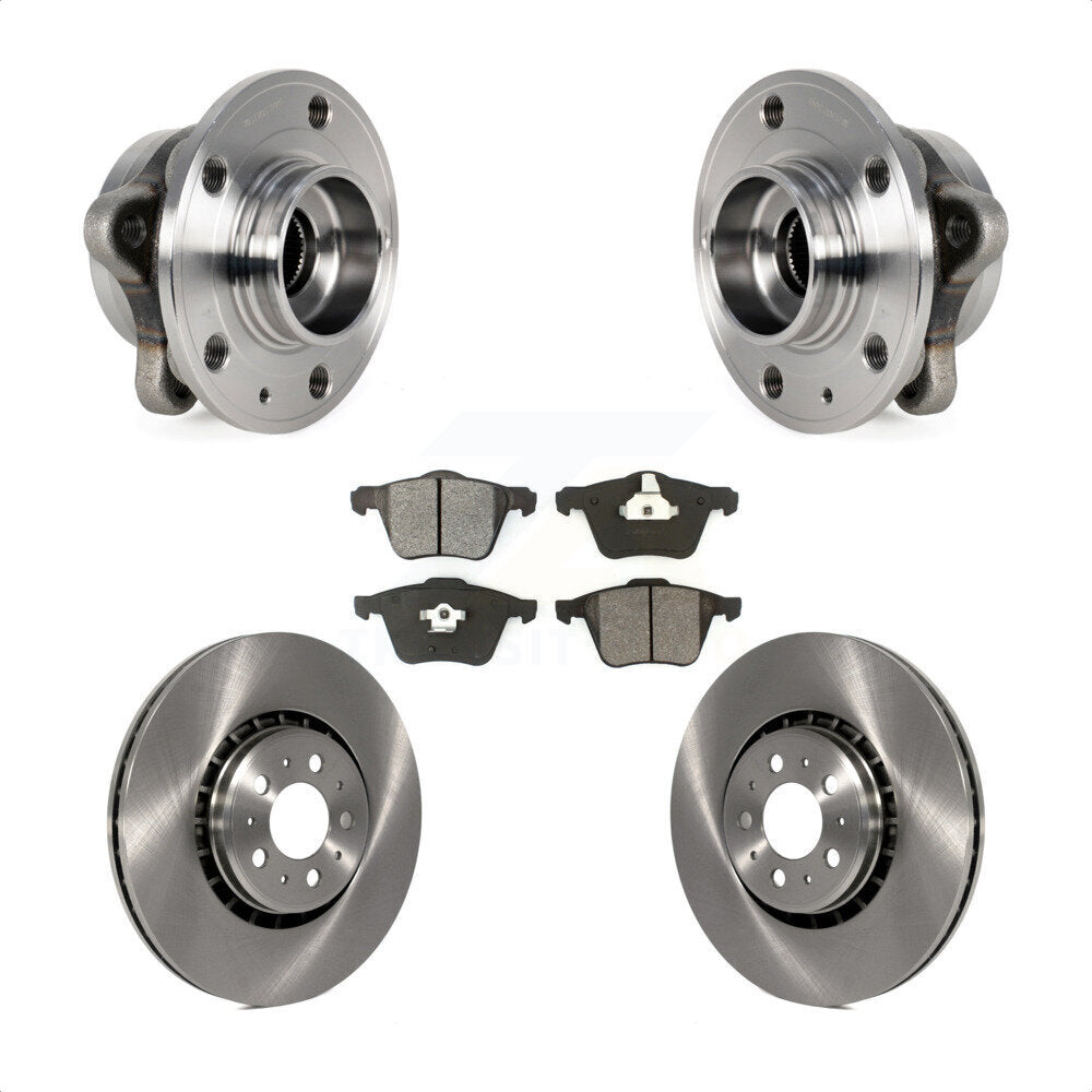 Ensemble de roulements de moyeu avant, Rotors et plaquettes de frein à disque, Kit pour Volvo XC90