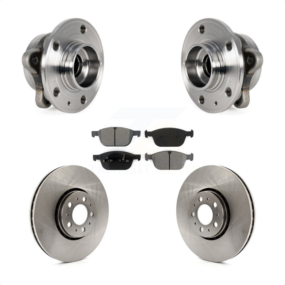 Ensemble de roulements de moyeu avant, Rotors et plaquettes de frein à disque, Kit pour Volvo XC90