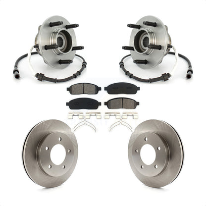 Kit de rotor et de plaquettes de frein avec roulement de moyeu avant, pour Ford F-150 4WD 2004 avec 4 roues AB