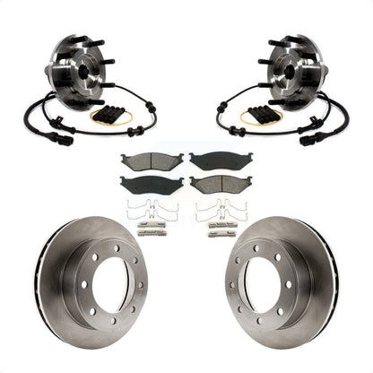 Kit de plaquettes de Rotor de frein, roulement de moyeu avant, pour Ford F-450 Super Duty F-550 4 X 1999