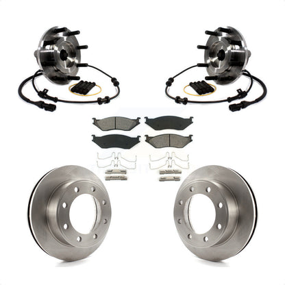 Kit de plaquettes de Rotor de frein à disque, roulement de moyeu avant, pour Ford F-450 Super Duty F-550 4 X