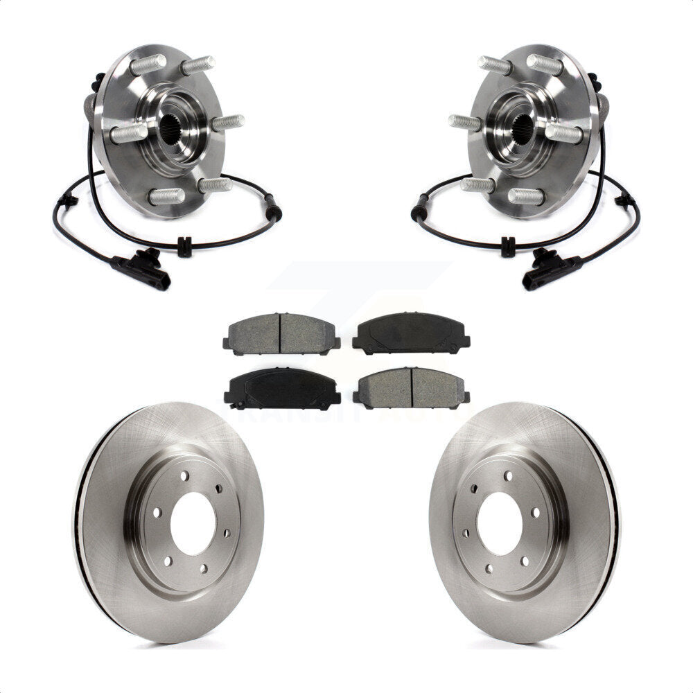 Kit de plaquettes de Rotor de frein à disque, roulement de moyeu avant, pour INFINITI QX80 Nissan Armada QX5