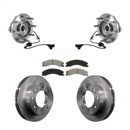 Kit de plaquettes de Rotor de frein, roulement de moyeu avant, pour GMC Sierra 3500 HD Chevrolet Silverad