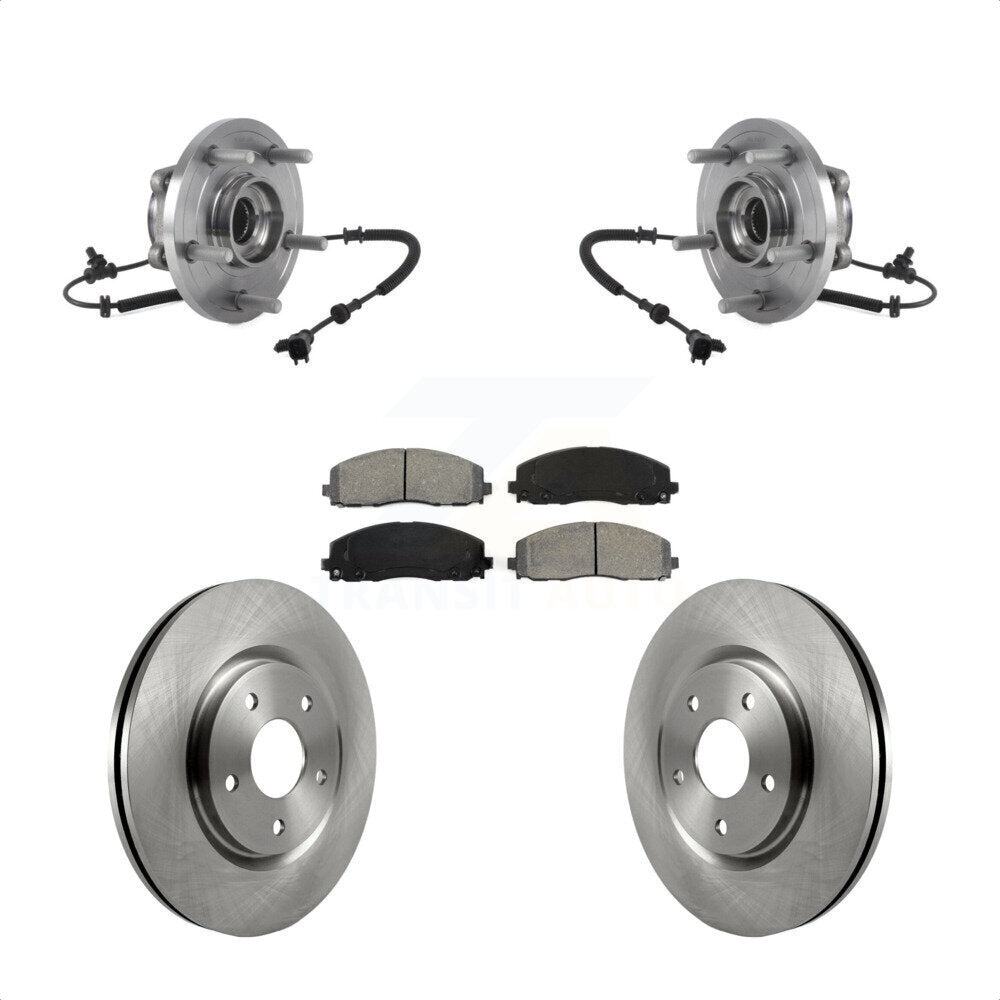 Kit de Rotor et de plaquettes de frein à disque, roulement de moyeu avant, pour Chrysler Pacifica Grand Carava