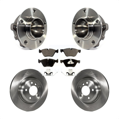 Kit de rotors de frein à disque et de plaquettes en céramique, ensemble de roulements de moyeu avant, pour BMW 528i