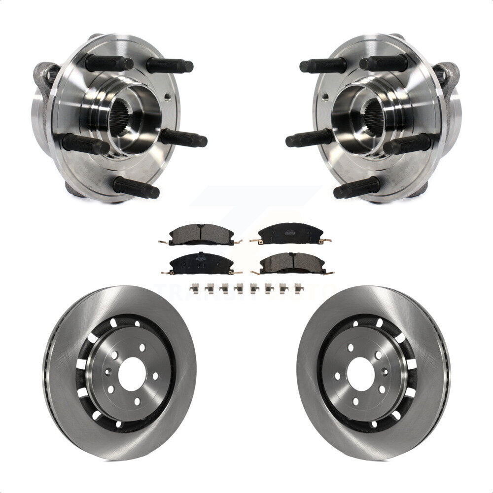 Kit de Rotor et de plaquettes de frein, roulement de moyeu avant, pour Ford Taurus Police Interceptor Seda