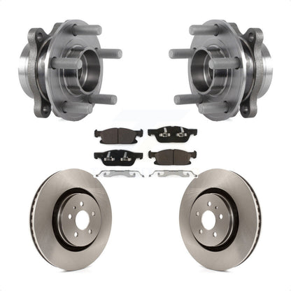 Kit de Rotor et plaquettes de frein à disque, roulement de moyeu avant, pour Ford Edge Lincoln Nautilus MK