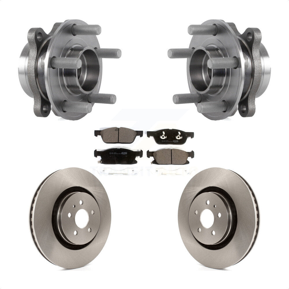 Kit de Rotor et plaquettes de frein, roulement de moyeu avant, pour Ford Fusion Lincoln MKZ continenta