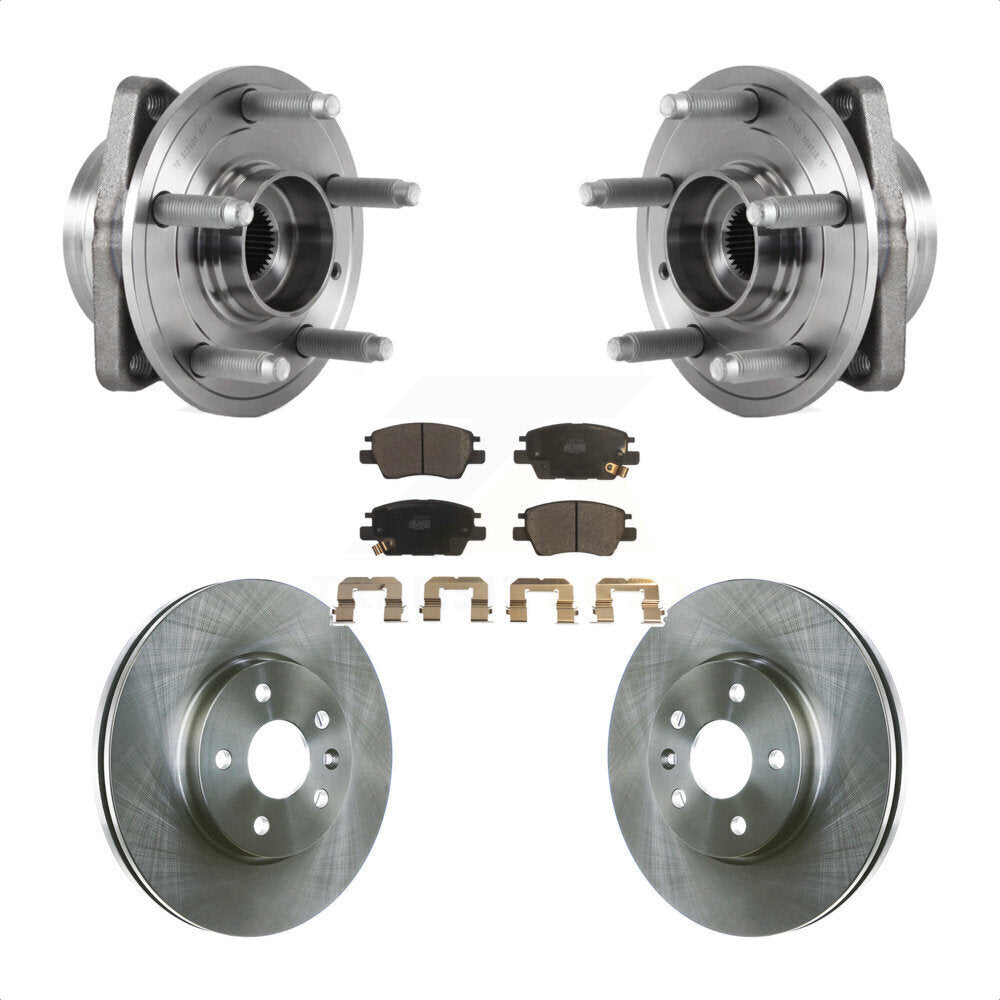 Kit de plaquettes de Rotor de frein, ensemble de roulements de moyeu avant pour Chevrolet Cruze Volt Bolt E