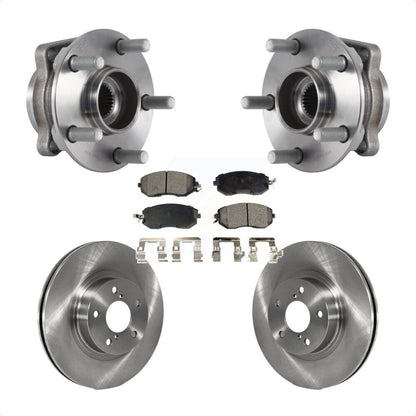 Ensemble de roulements de moyeu avant, Rotors et plaquettes de frein à disque pour Subaru Impreza