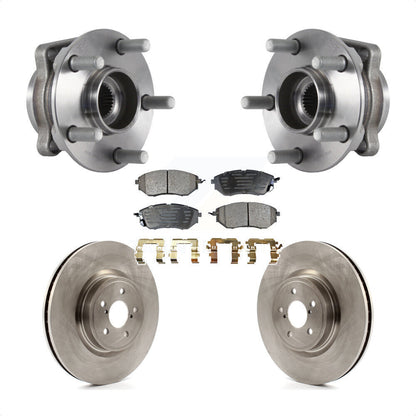 Ensemble de roulement de moyeu avant, Rotor de frein à disque et Kit de plaquettes pour Subaru Forester 2.0