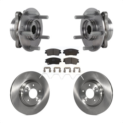 Kit de rotor et plaquettes de frein à disque, roulement de moyeu avant, pour Hyundai Elantra 2017 2020 1.6