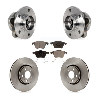 Kit de rotors de frein à disque et de plaquettes en céramique, ensemble de roulements de moyeu avant pour Volvo XC9