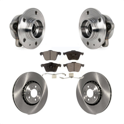 Kit de rotors de frein à disque et de plaquettes en céramique, ensemble de roulements de moyeu avant pour Volvo XC9