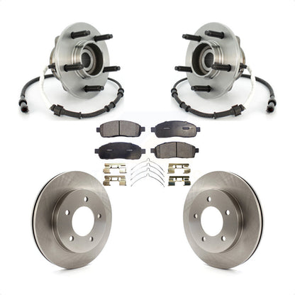 Kit de rotor et de plaquettes de frein avec roulement de moyeu avant, pour Ford F-150 4WD 2004 avec 4 roues AB