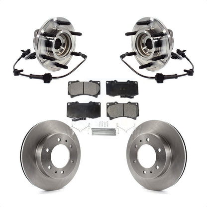 Kit de plaquettes de Rotor de frein à disque, ensemble de roulements de moyeu avant pour Hummer H3T H 2009 – 2010