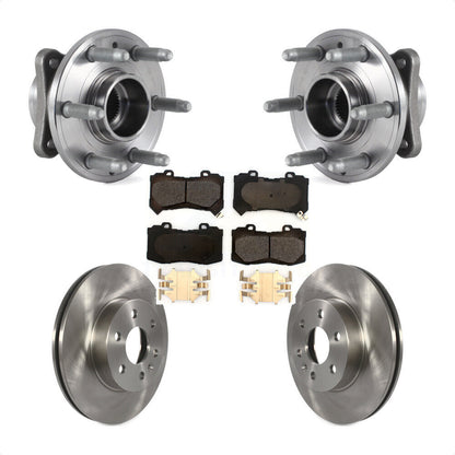 Kit de plaquettes de Rotor de frein à disque, roulement de moyeu avant, pour Chevrolet Colorado GMC Canyon 4W