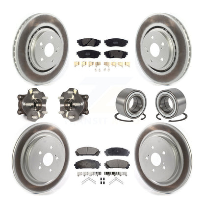 Kit de plaquettes de rotor de frein, roulement de moyeu avant et arrière (10 pièces) pour Lexus RX350 AW 2016