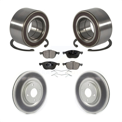 Kit de plaquettes de rotor de frein à disque revêtues de roulement de roue avant, pour Ford EcoSpor 2018 – 2022