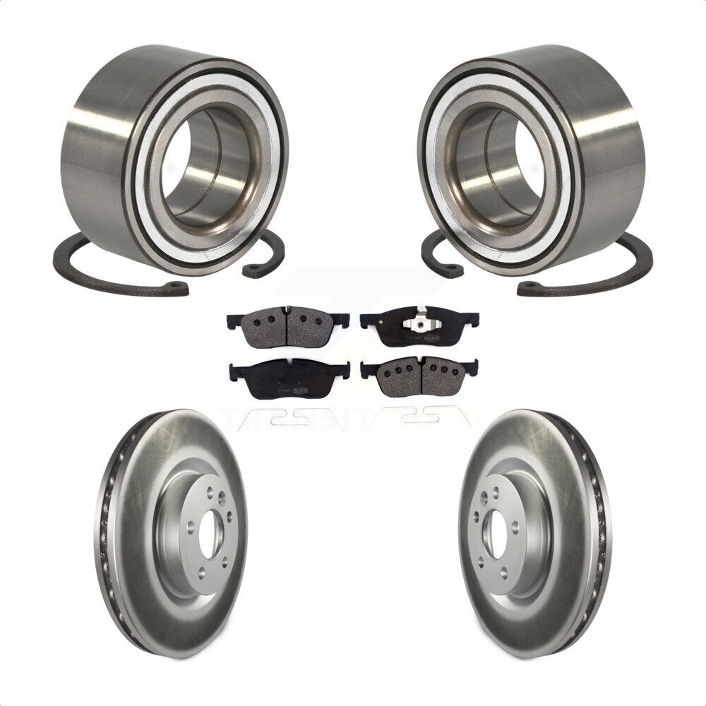 Kit de Rotor et plaquettes de frein revêtus de roulement de roue avant, pour Land Rover Discovery Spor