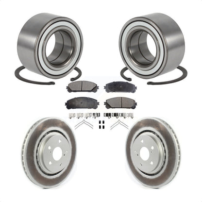 Kit de rotors et plaquettes de frein à disque enduits de roulement de roue avant pour Lexus RX350 2016
