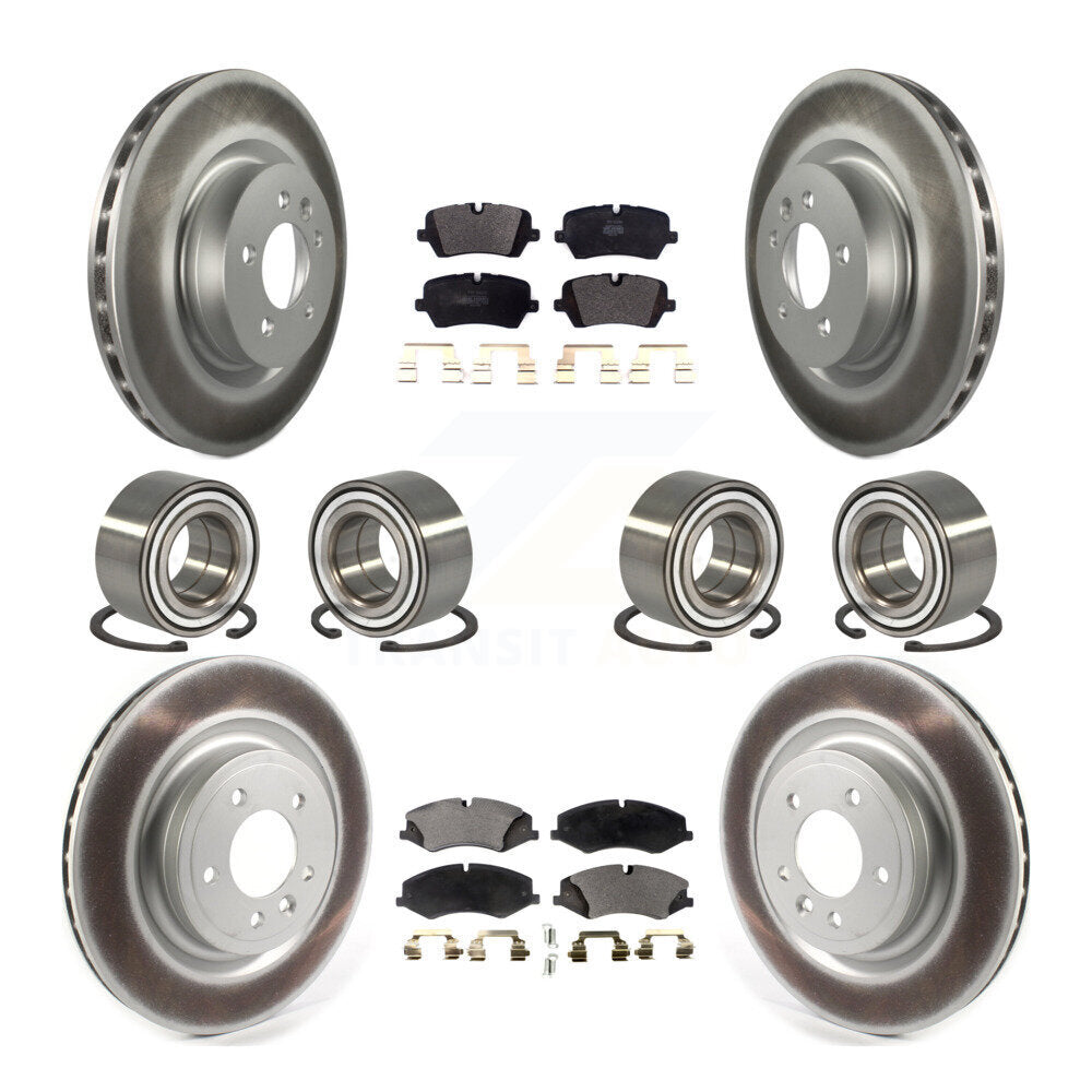 Kit de plaquettes de rotor de frein enduites de roulement avant et arrière (10 pièces) pour Land Rover Range Spor