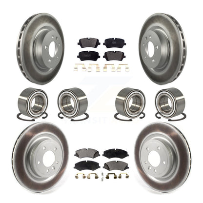 Kit de plaquettes de rotor de frein enduites de roulement avant et arrière (10 pièces) pour Land Rover Range Spor