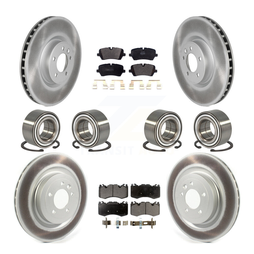 Kit de plaquettes de rotor de frein enduites de roulement avant et arrière (10 pièces) pour Land Rover Range Spor
