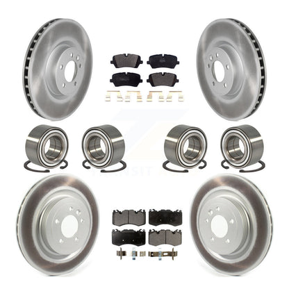 Kit de plaquettes de rotor de frein enduites de roulement avant et arrière (10 pièces) pour Land Rover Range Spor