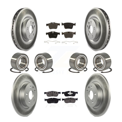 Kit de Rotor et de plaquettes de frein enduits de roulement avant et arrière, pour Land Rover Discovery Spor