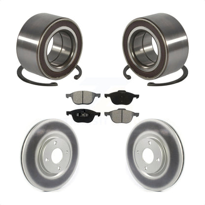 Kit de plaquettes de rotor de frein à disque revêtues de roulement de roue avant, pour Ford EcoSpor 2018 – 2022