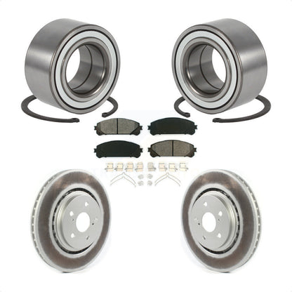 Kit de rotors et plaquettes de frein à disque enduits de roulement de roue avant pour Lexus RX350 2016