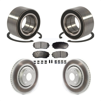 Kit de Rotor et de plaquettes de frein à disque enduit de roulement de roue avant pour Mazda CX-2016 – 2018