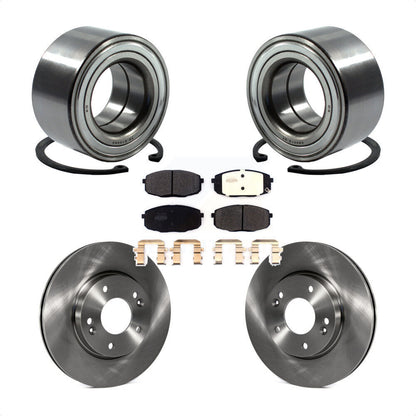 Kit de rotors et plaquettes de frein à disque de roulement de roue avant pour Kia Soul Forte KBB-11437