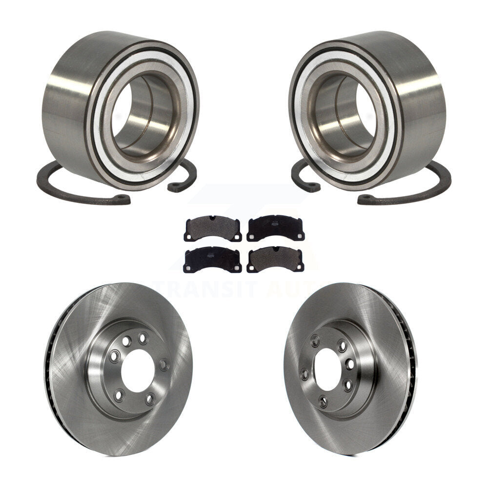 Kit de rotors et plaquettes de frein à disque de roulement de roue avant pour Porsche Cayenne