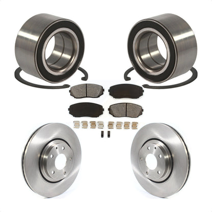 Kit de rotors et plaquettes de frein à disque de roulement de roue avant pour Mazda CX-9 2016 – 2018