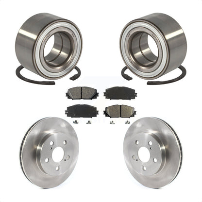 Kit de rotors et plaquettes de frein à disque, roulement de roue avant, pour Toyota Prius Prime awd-e