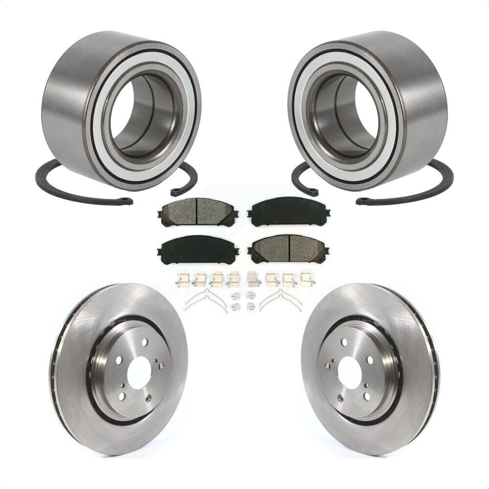 Kit de rotors et plaquettes de frein à disque de roulement de roue avant pour Lexus RX350 2016